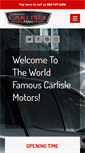 Mobile Screenshot of carlislemotors.com